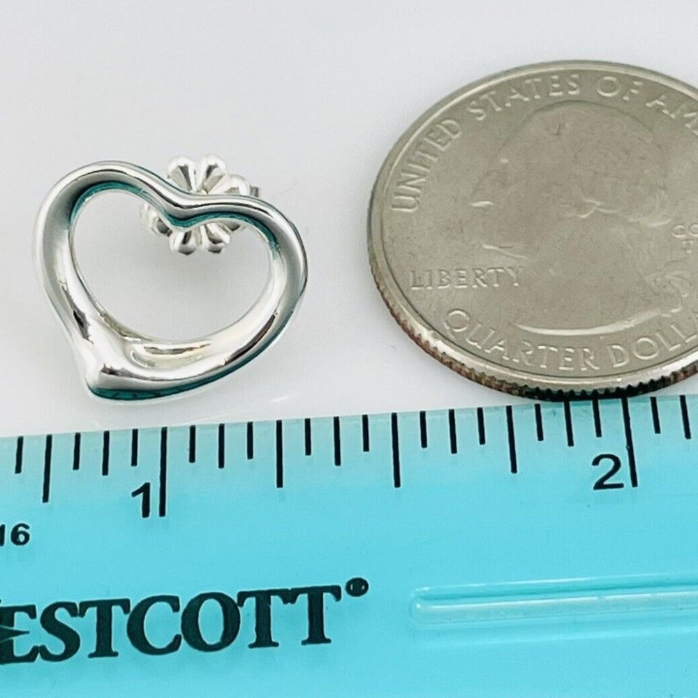 Tiffany & Co SINGLE Elsa Peretti Large Open Heart Stud Earring Replacement Parts